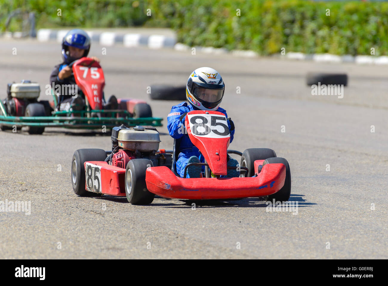 Driving go cart hi-res stock photography and images - Alamy