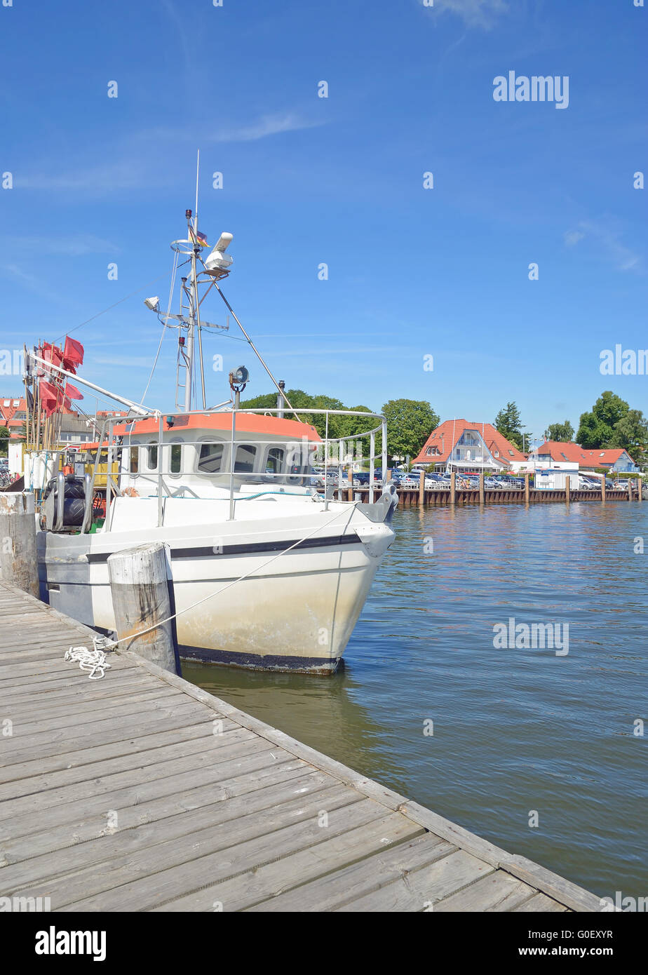 Harbor of Breege-Juliusruh,Ruegen Island,Germany Stock Photo