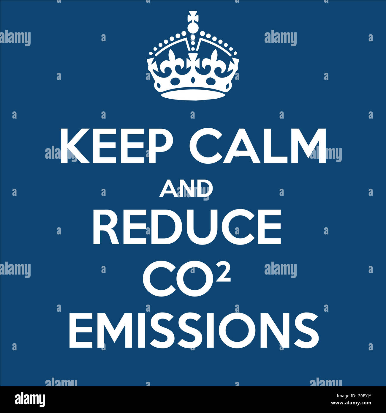 Keep Calm Poster Stock Photo - Alamy