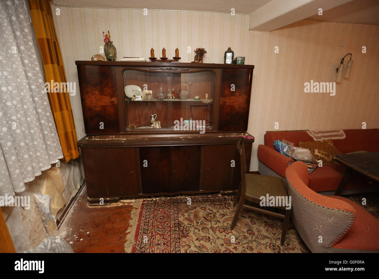 old Living Room Stock Photo - Alamy