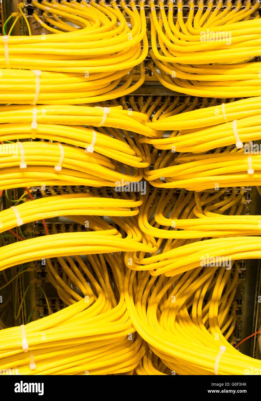 Network LAN patch panel Stock Photo - Alamy