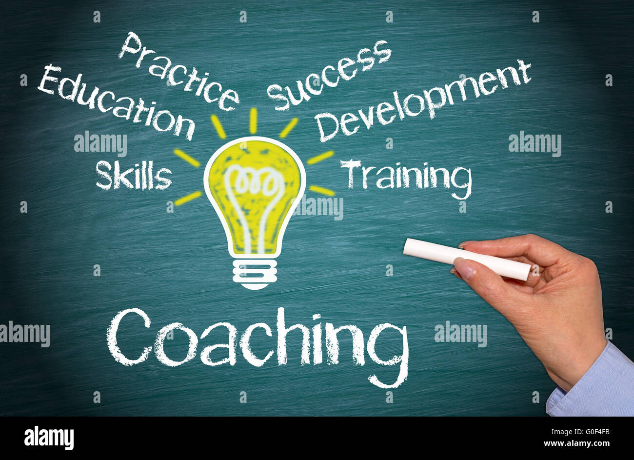 Coaching Business Concept Stock Photo