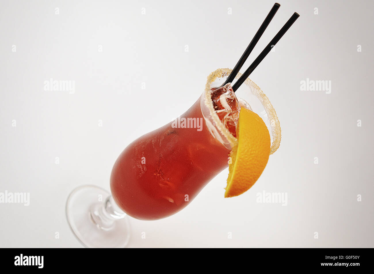 coctail magic potion isolated on the white background Stock Photo