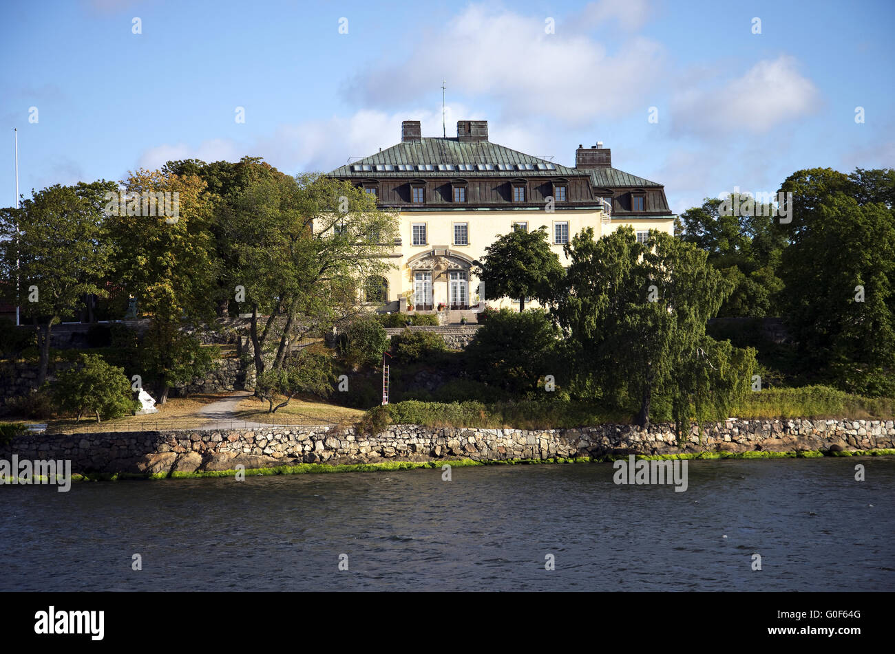 Noble residence in Stockholm Stock Photo