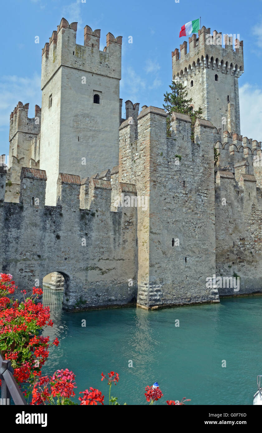 Italy, castle Stock Photo