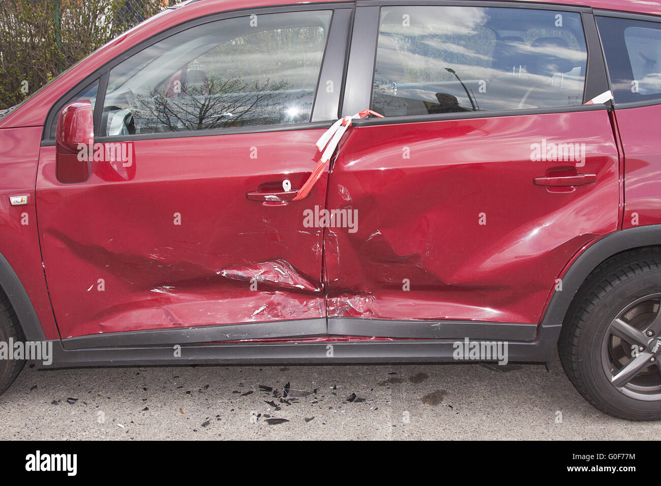 Traffic accident Stock Photo