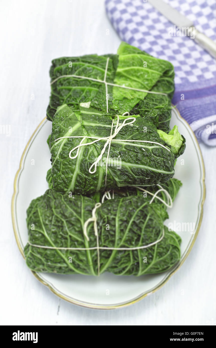 savoy cabbage rolls Stock Photo Alamy