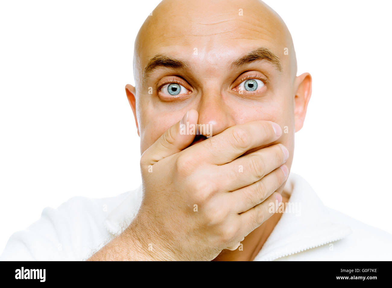 Bald man face shocked hires stock photography and images Alamy