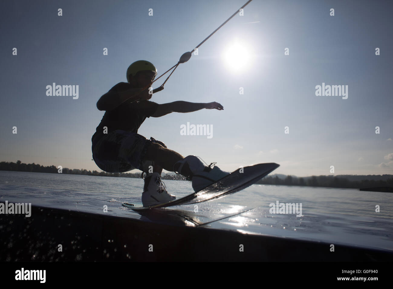 Wakeboard cable hires stock photography and images Alamy