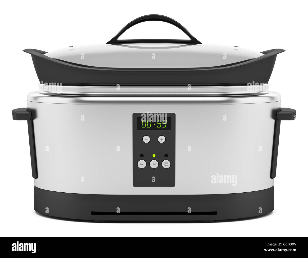 slow cooker isolated on white background Stock Photo Alamy