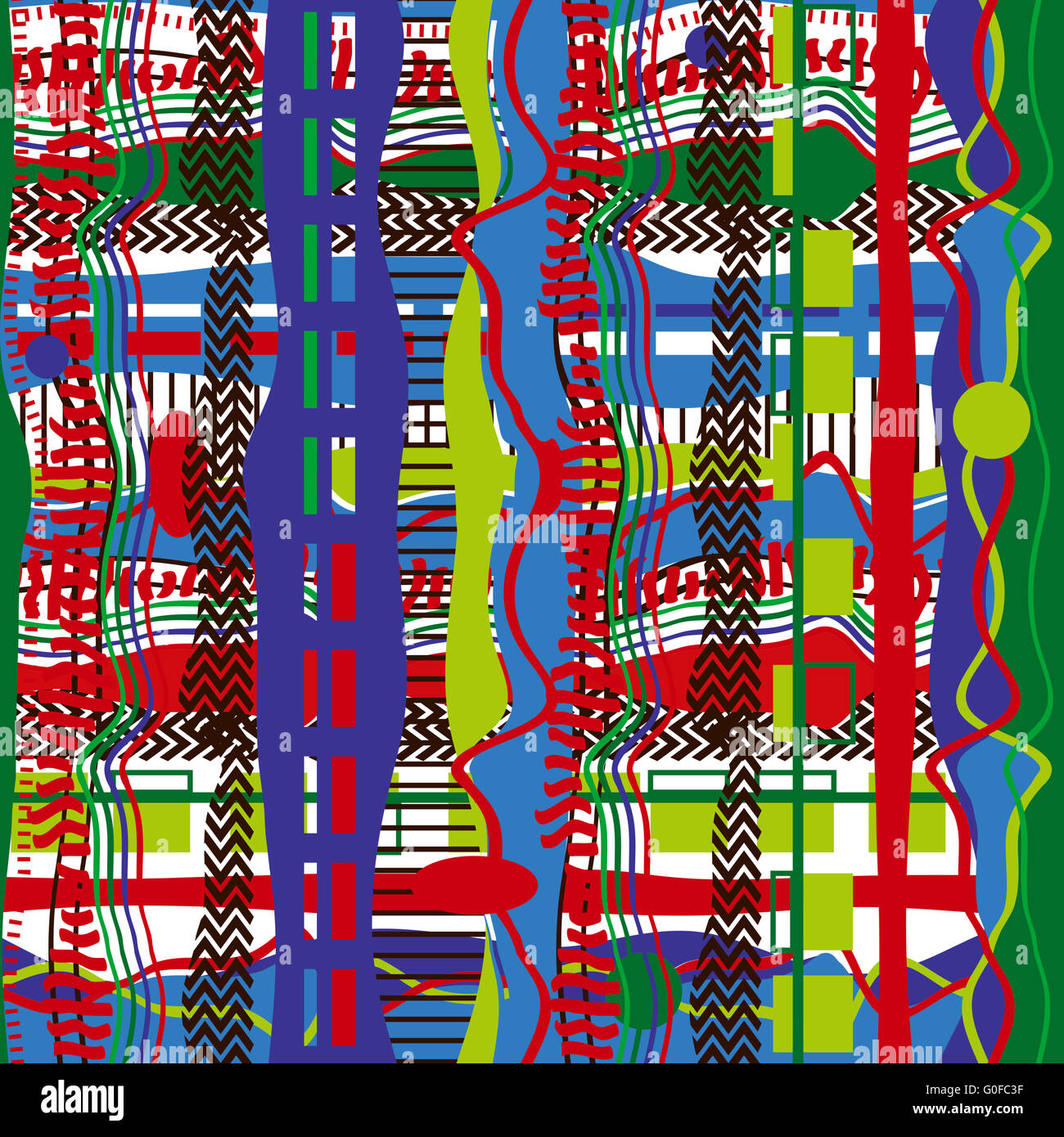 seamless colorful pattern Stock Photo
