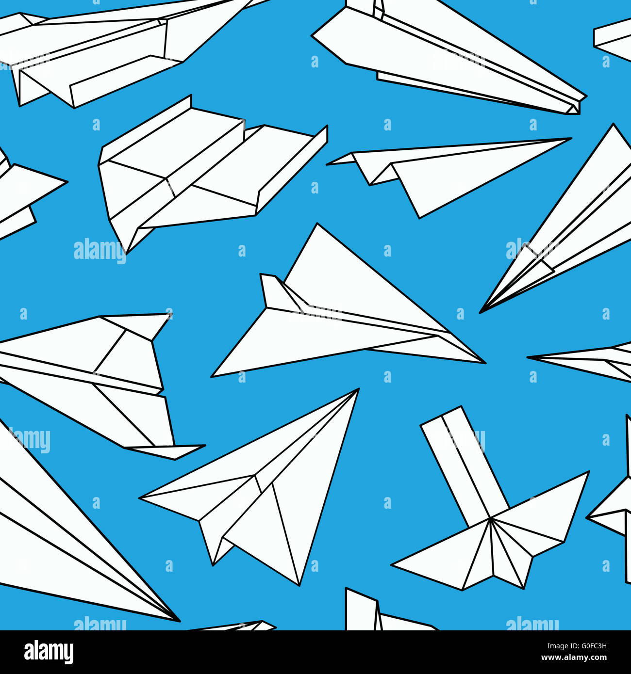 paper planes Stock Photo