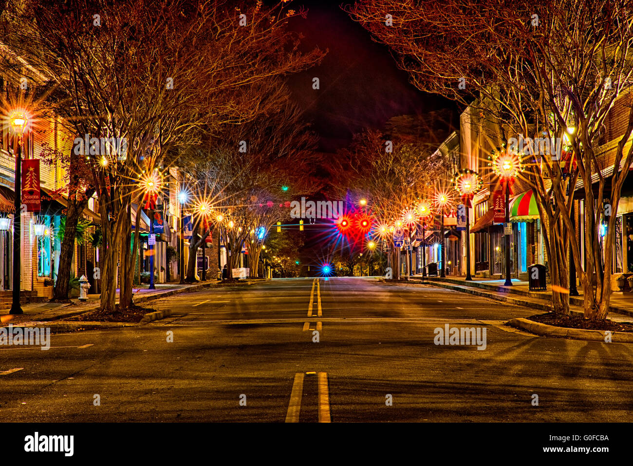 Downtown york south carolina white hi-res stock photography and images