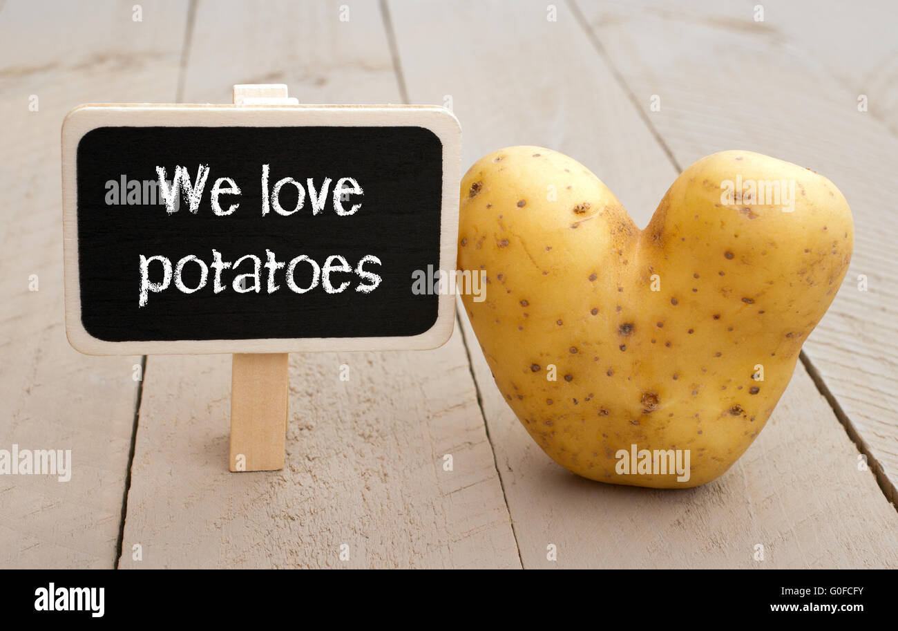 We love potatoes Stock Photo Alamy