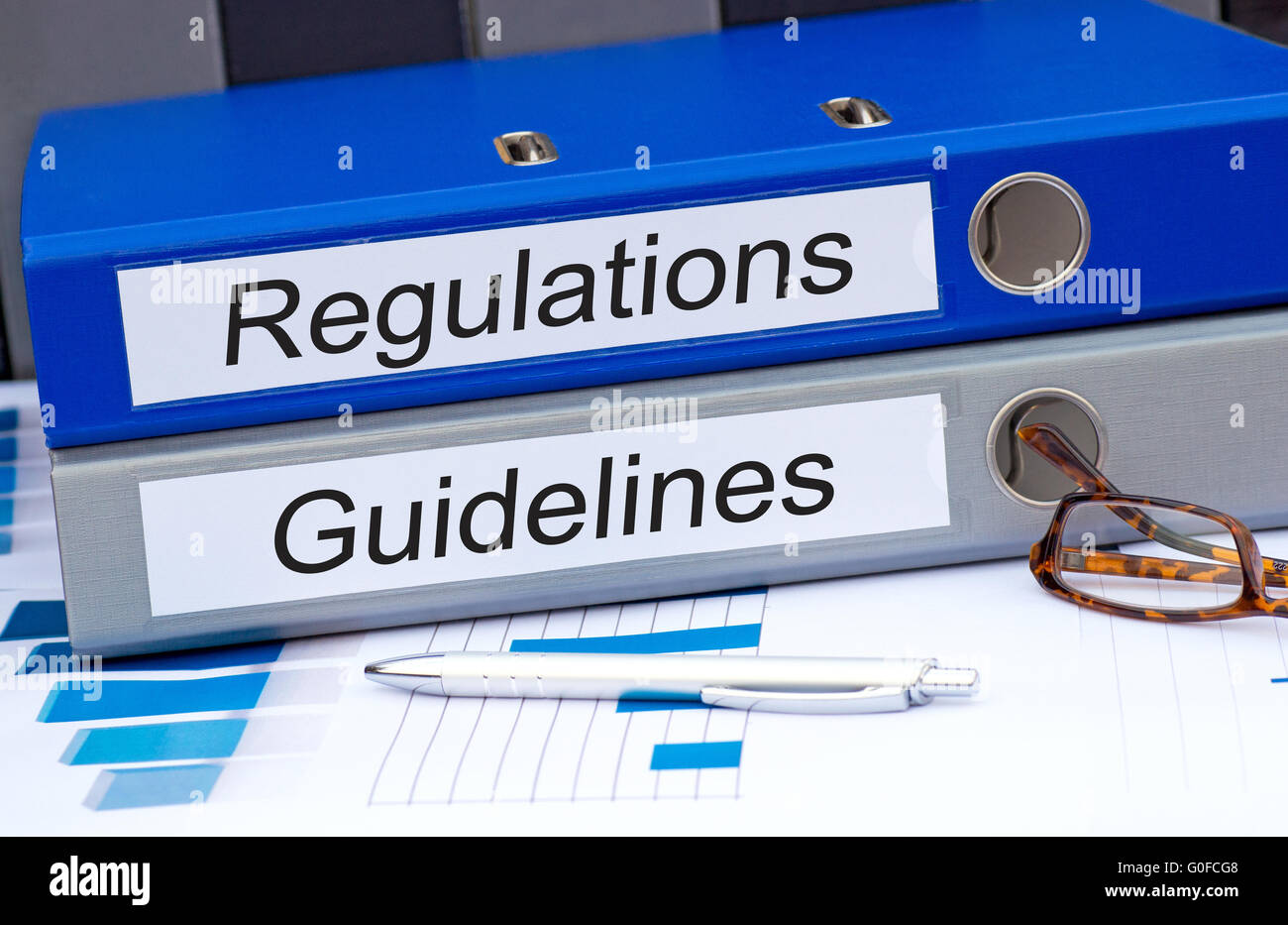 Regulations and Guidelines Stock Photo