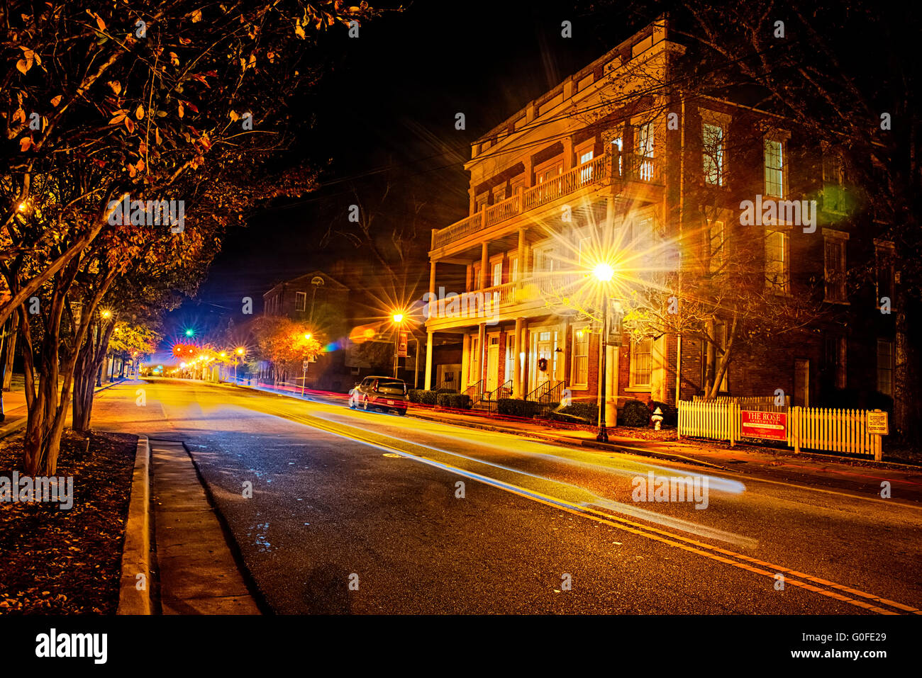 Downtown york south carolina white hi-res stock photography and images