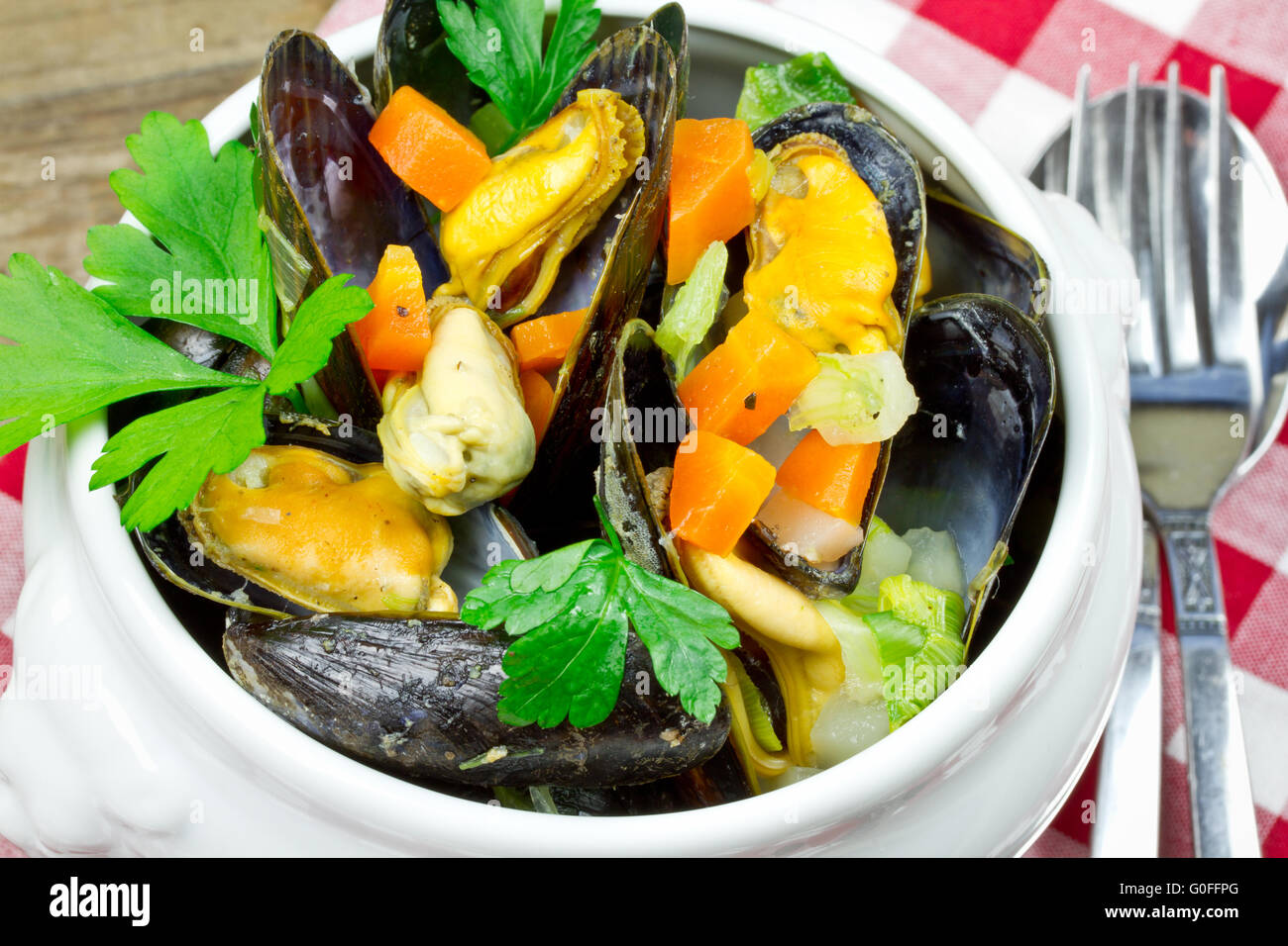 mussels Stock Photo