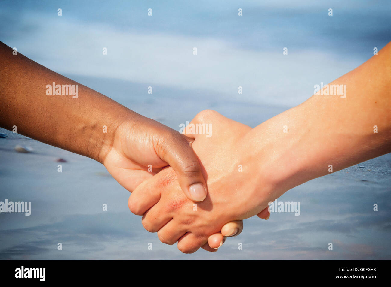 Handshaking Stock Photo