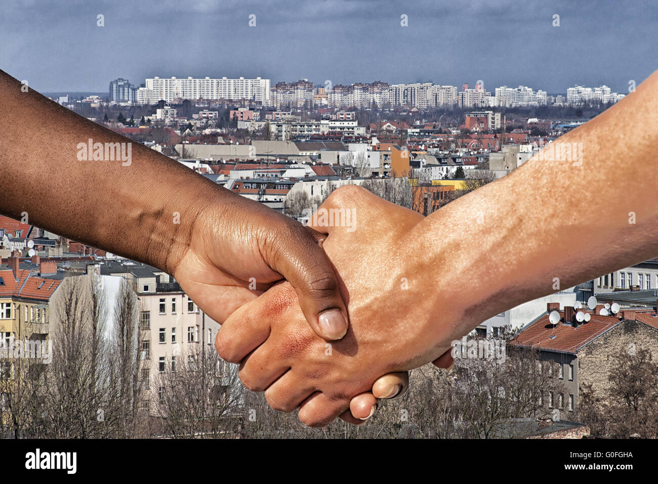 Handshaking Stock Photo