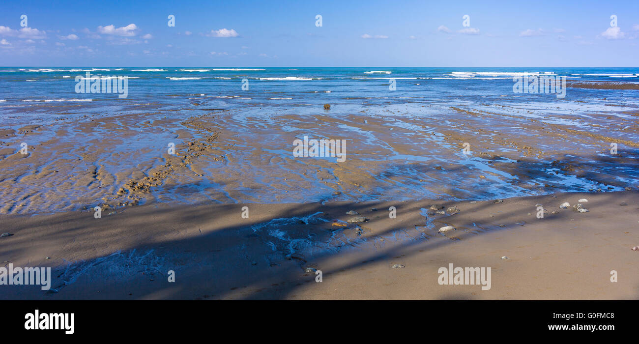 CORCOVADO NATIONAL PARK, COSTA RICA - Beach and Pacific Ocean, Osa Peninsula. Stock Photo