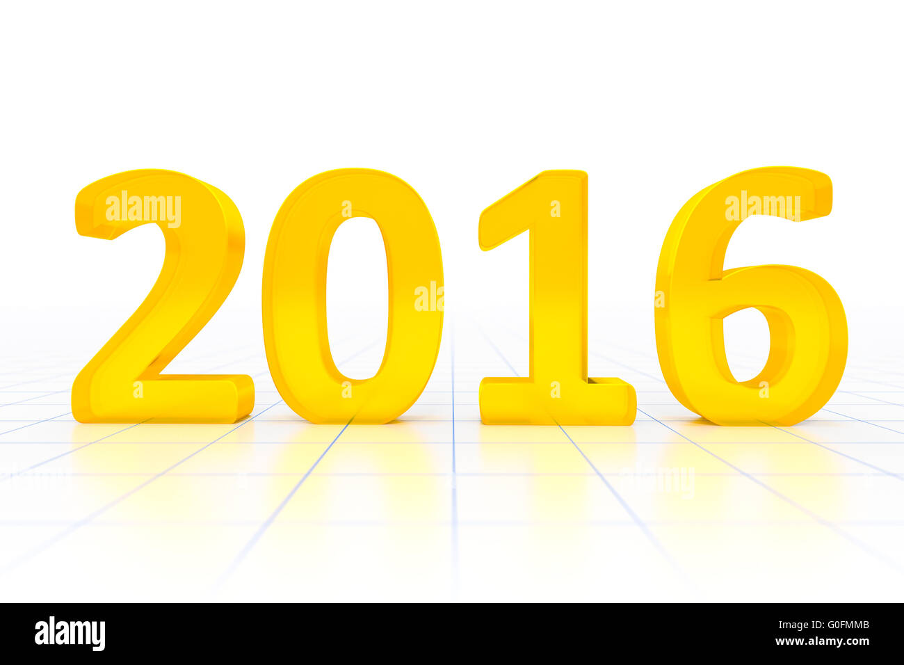 New Year 2016 Stock Photo