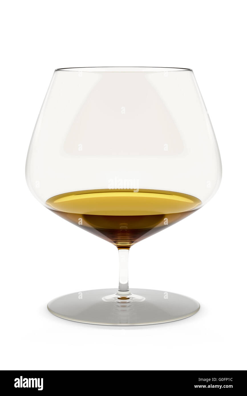 cognac glass Stock Photo