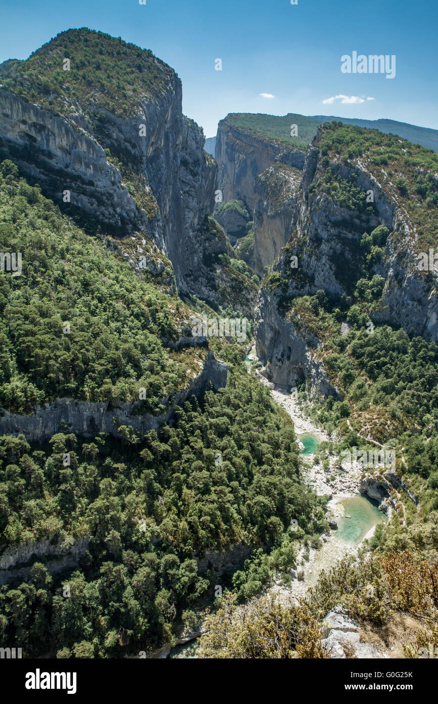 Gorges du verdon (canyon of Verdon), France Stock Photo - Alamy