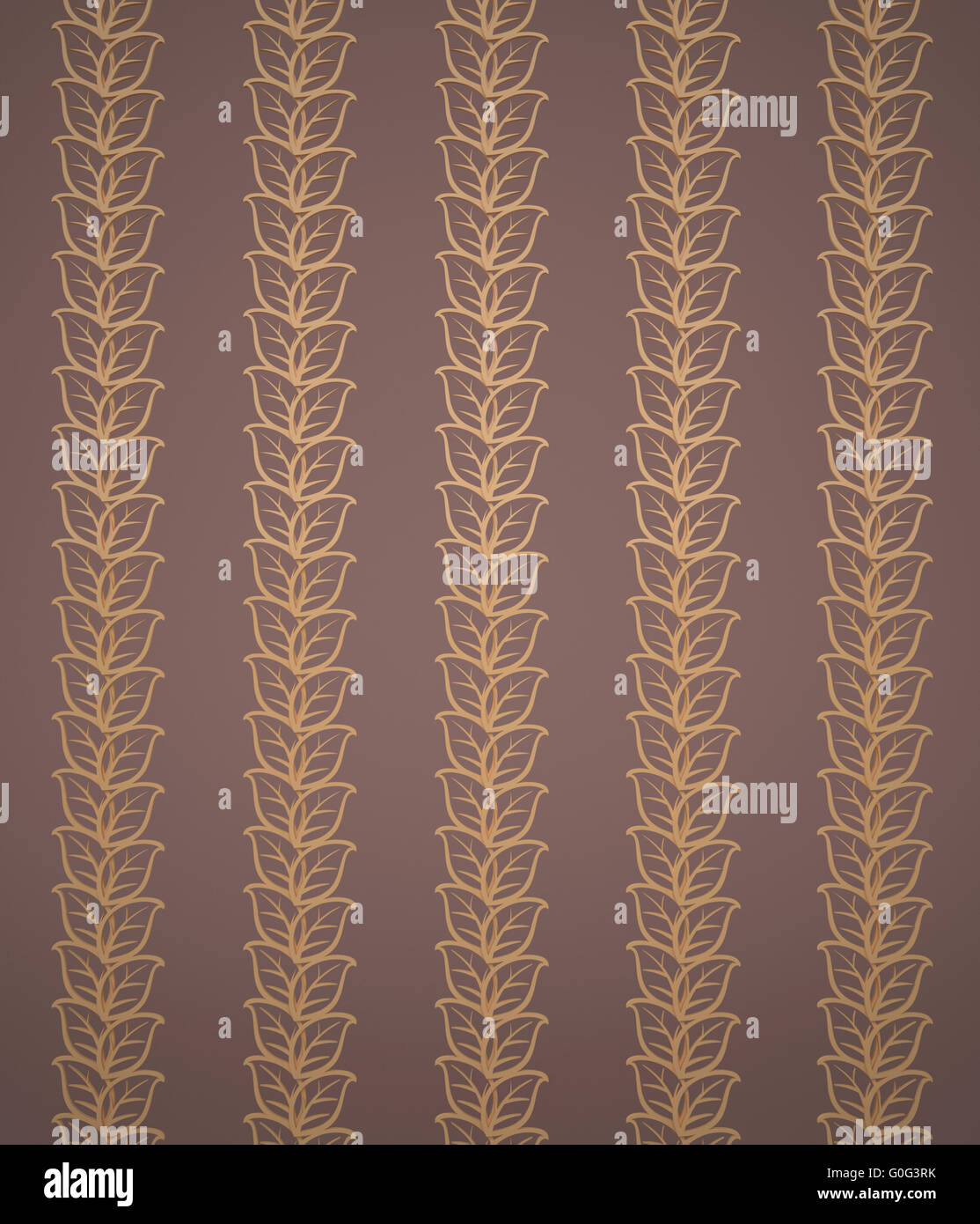 Background with Ornamental Leaves Stock Photo - Alamy
