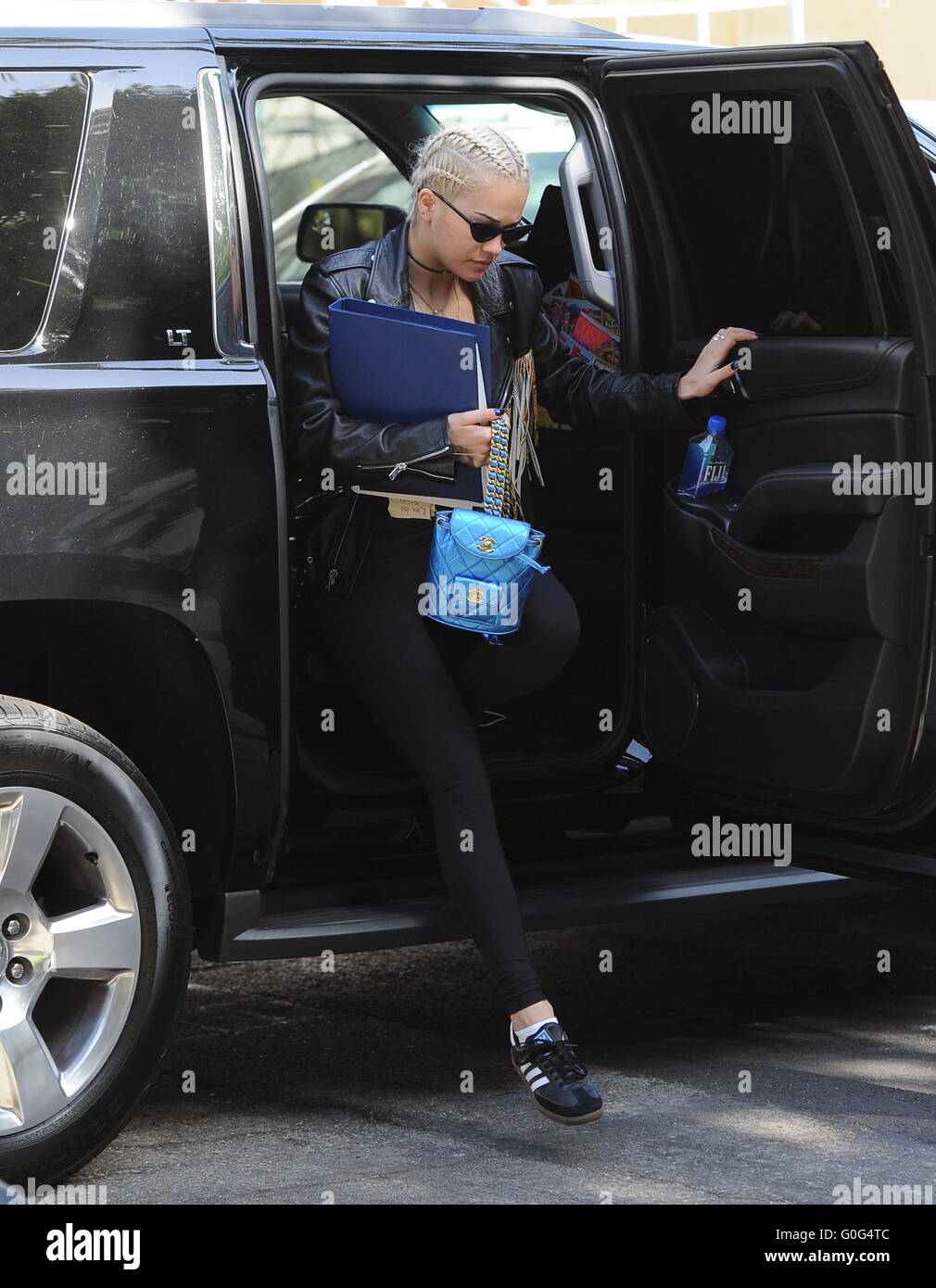 Rita Ora leaves her dermatologist at Lancer Dermatology in Beverly Hills Featuring Rita Ora