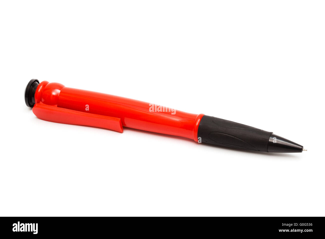 Modern ball-point pen on a white background Stock Photo - Alamy