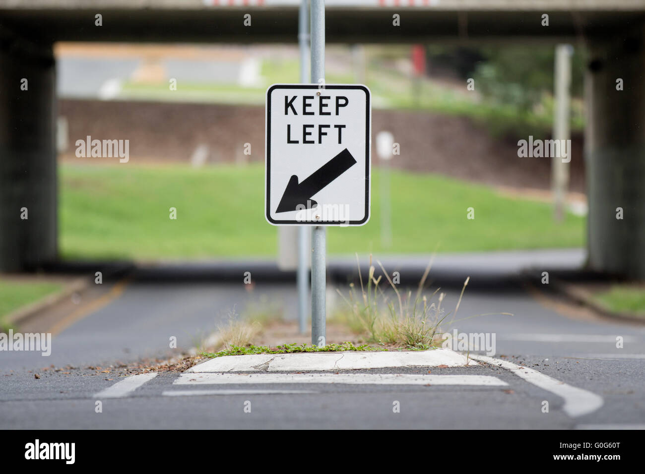 keep-left-sign-stock-image-image-of-guide-sign-paint-2581541