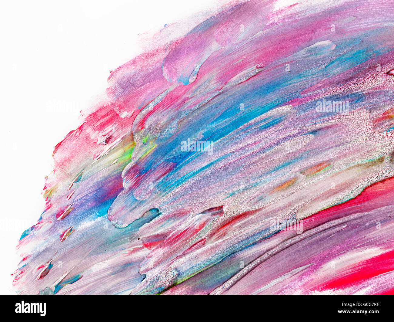 Colorful watercolor paint on canvas. Super high resolution and quality background Stock Photo