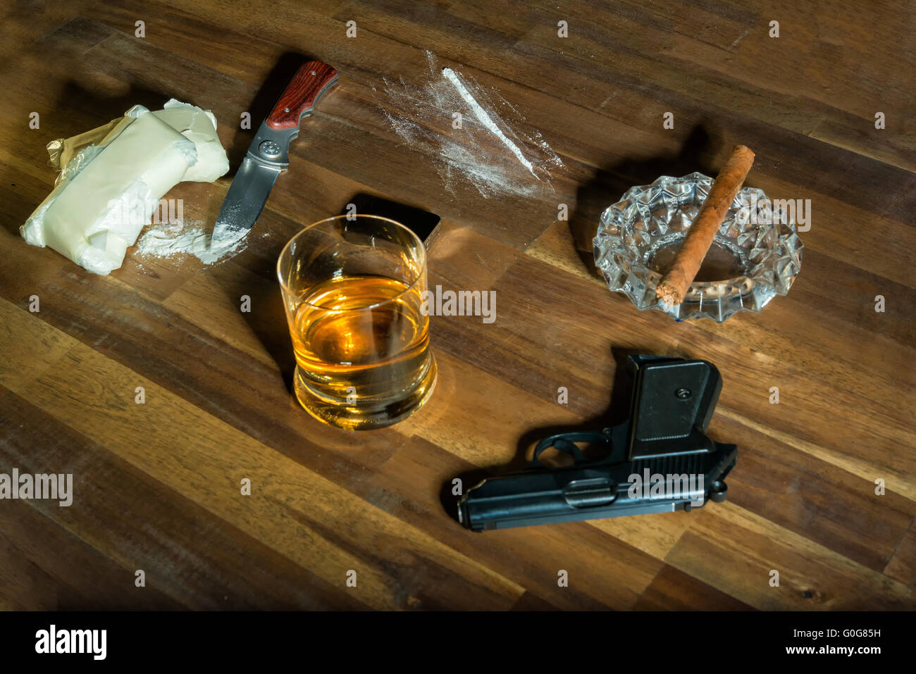 Cocaine Stock Photo