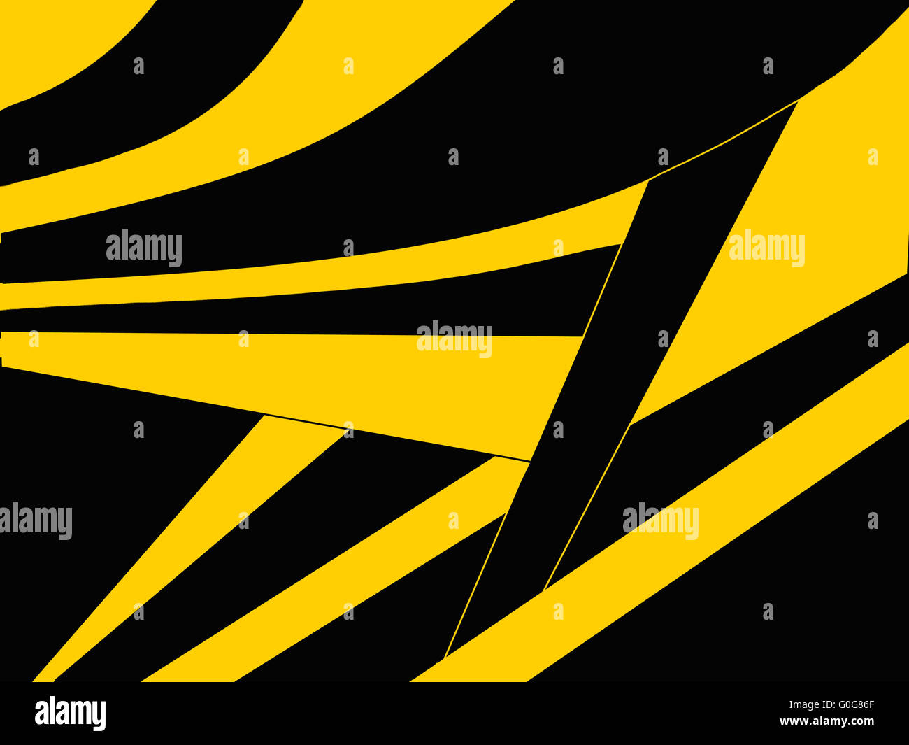 abstract black and yellow background with geometric shapes Stock Photo ...