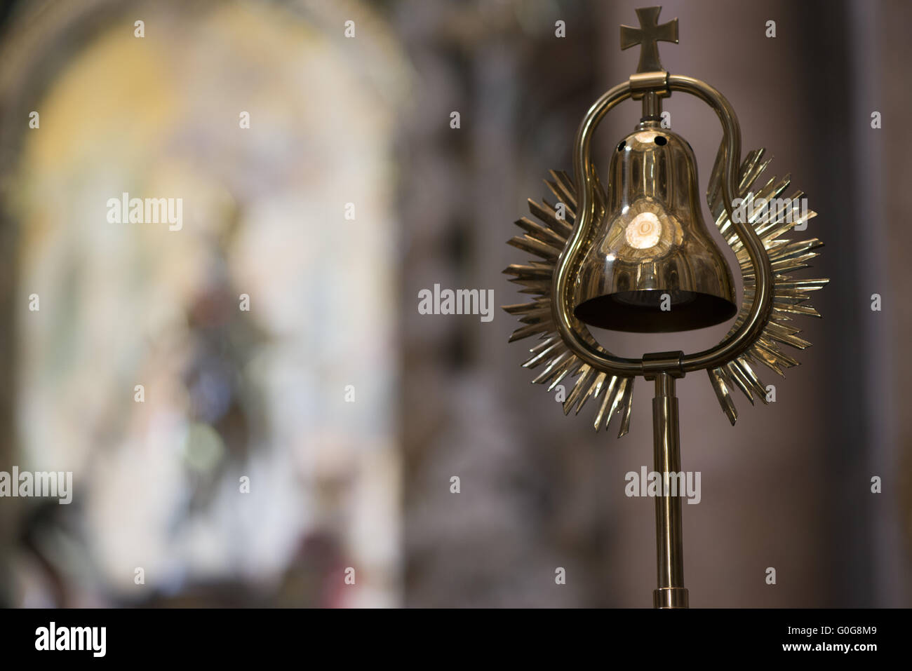 Liturgical Bell in the Monastry Weltenburg Stock Photo Alamy