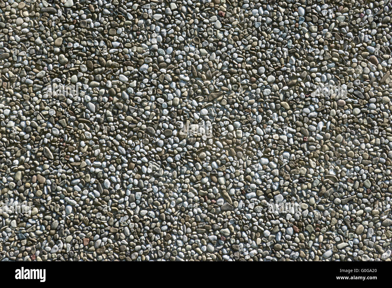 Exposed aggregate concrete in closeup Stock Photo Alamy