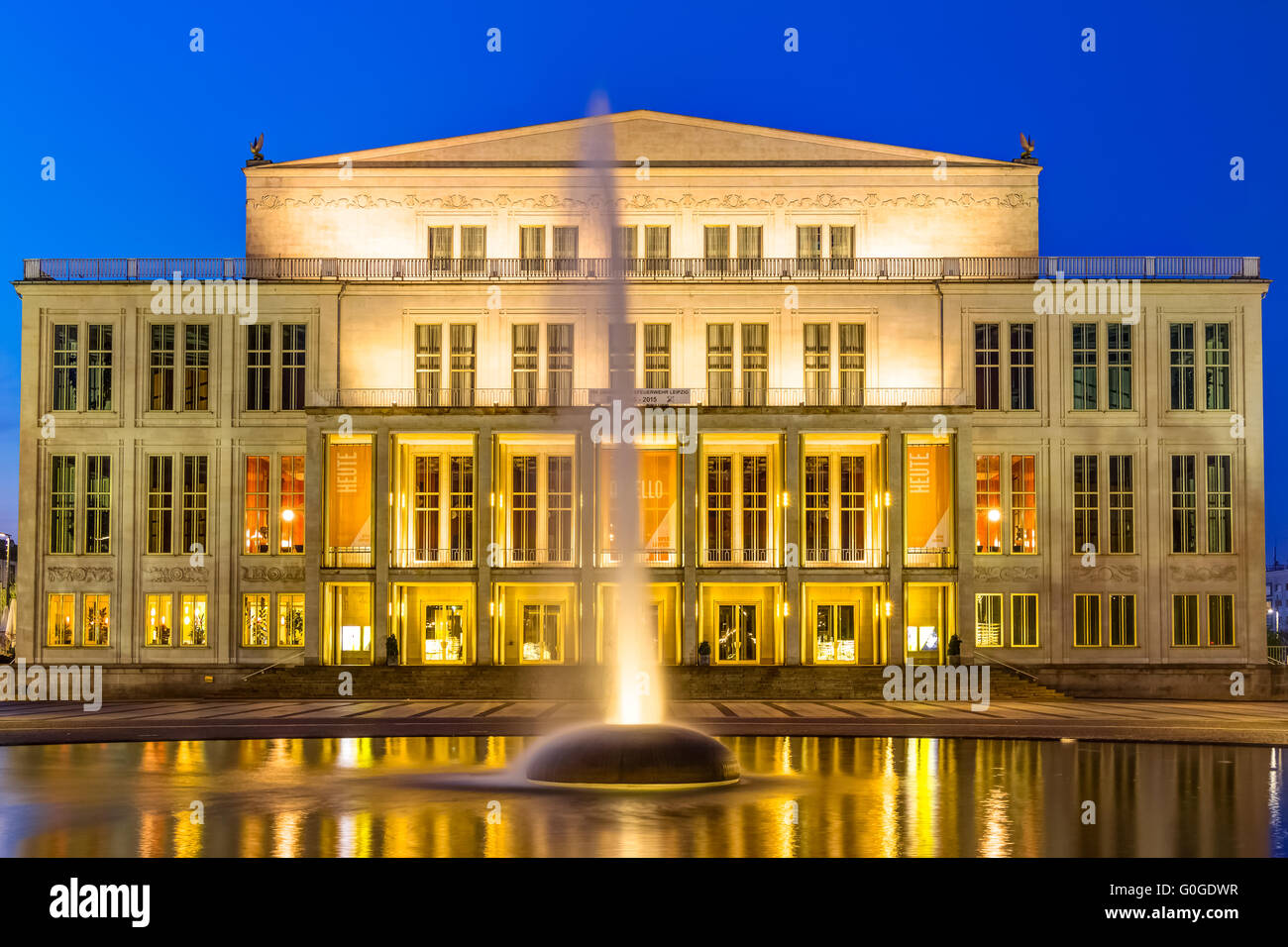 Opera house in Leipzig, Germany Stock Photo Alamy