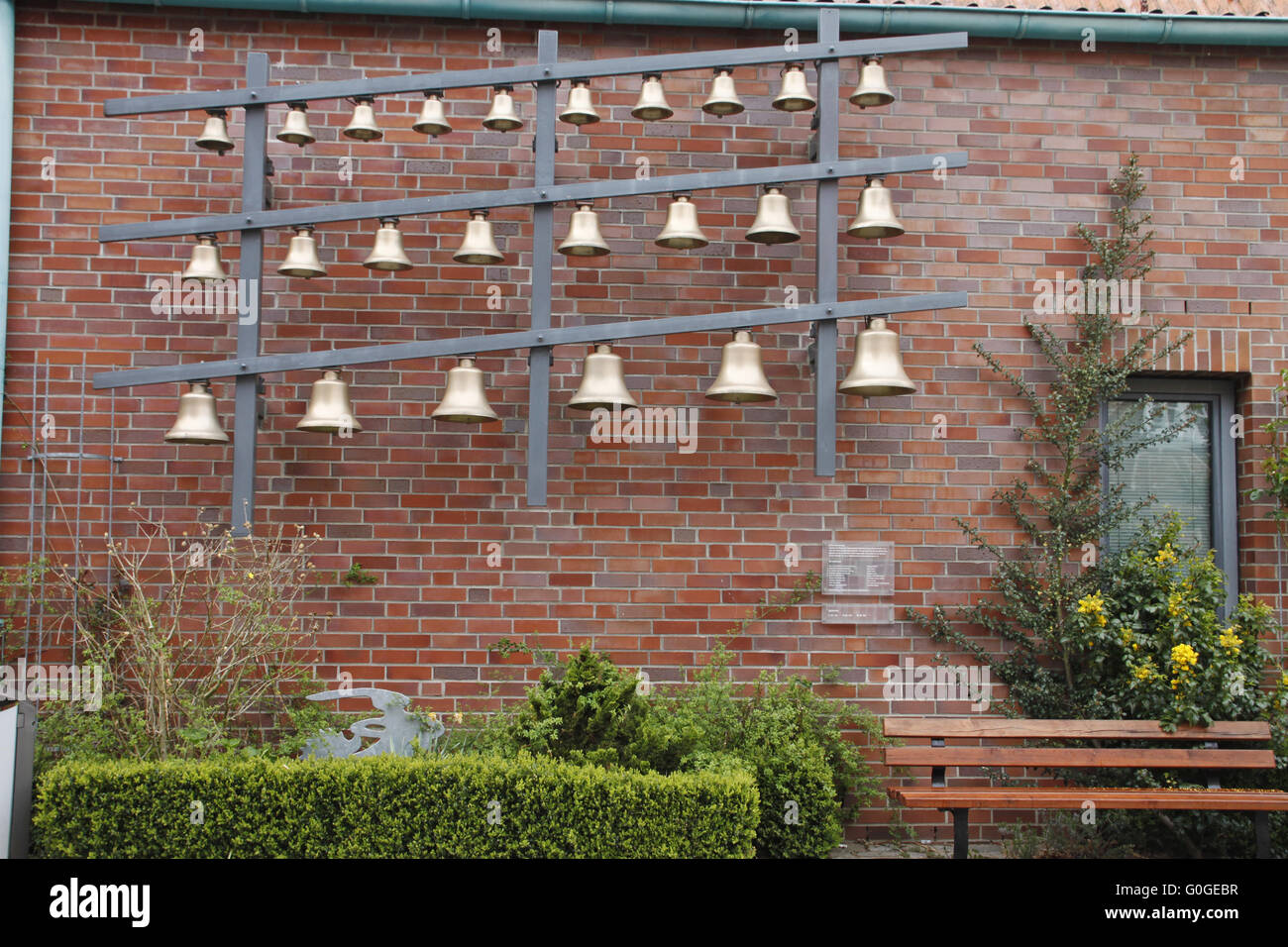 chime of bells, Buxtehude, Germany Stock Photo