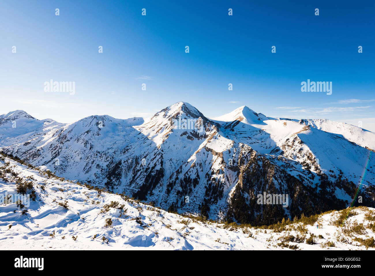 Alpine panorama snow capped hi-res stock photography and images - Alamy