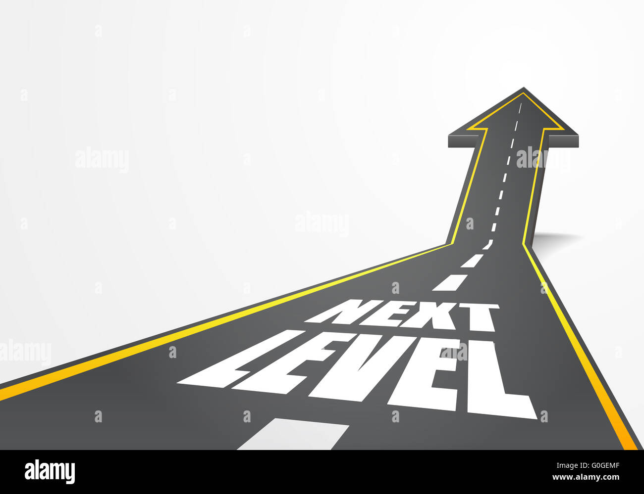 road to Next Level Stock Photo Alamy