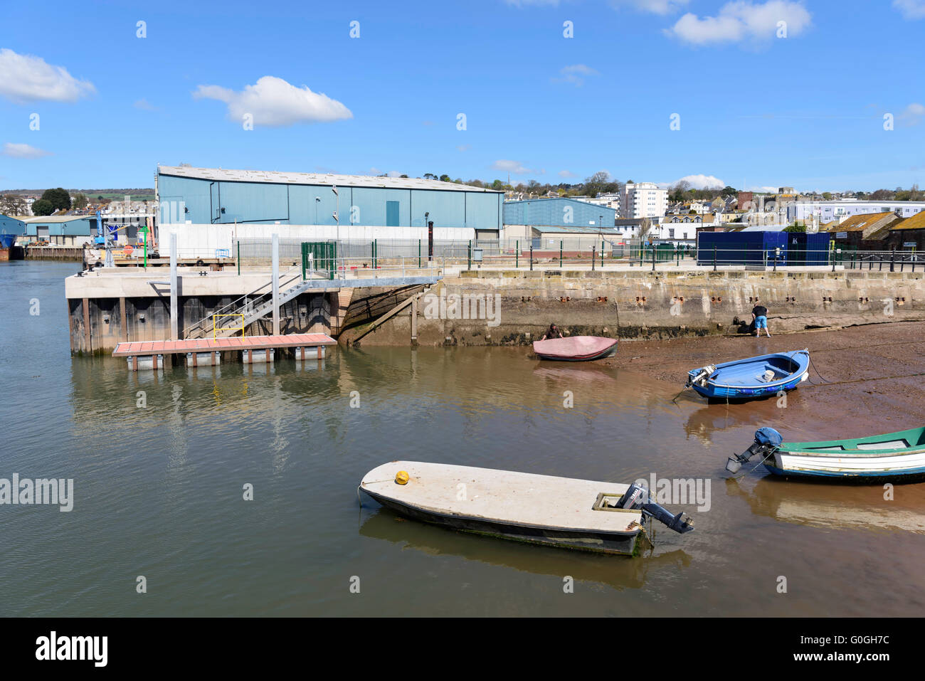 New Fish Quay Teignmouth Devon UK Stock Photo Alamy