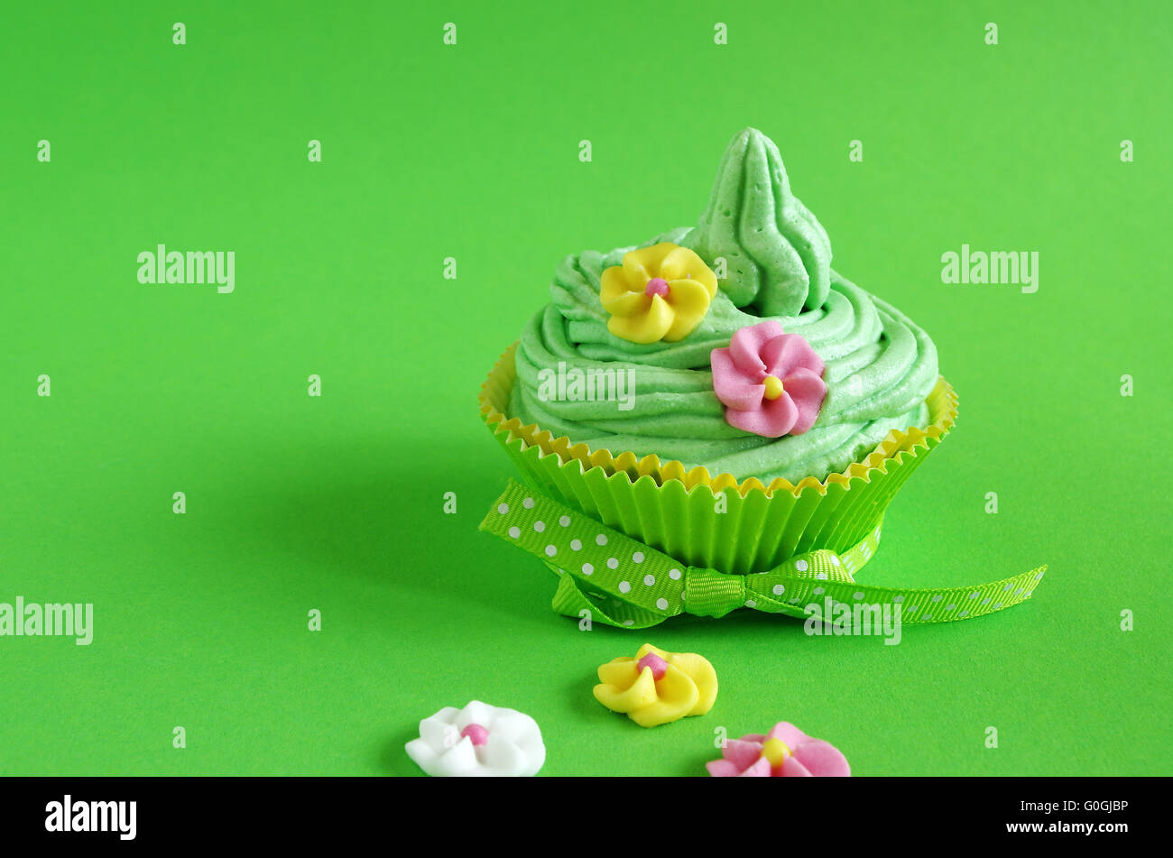spring cupcake Stock Photo