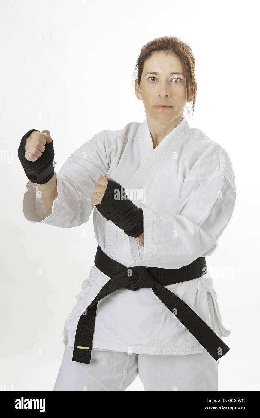 Martial art artist Stock Photo Alamy