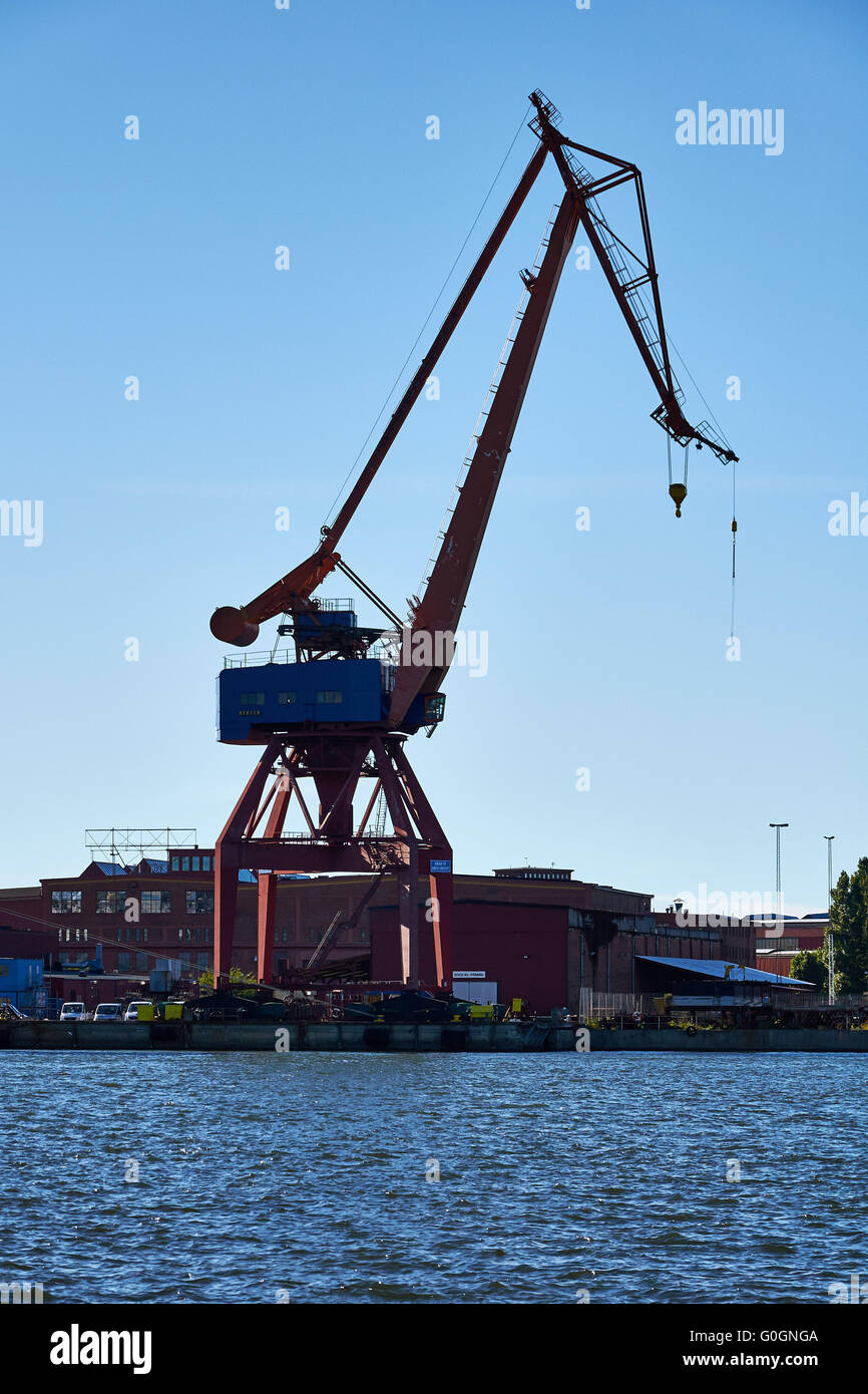 Dockside crane hi-res stock photography and images - Alamy