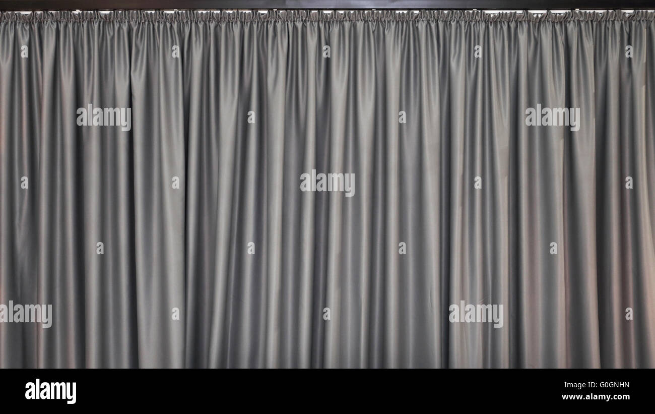 Curtains Background Stock Photo