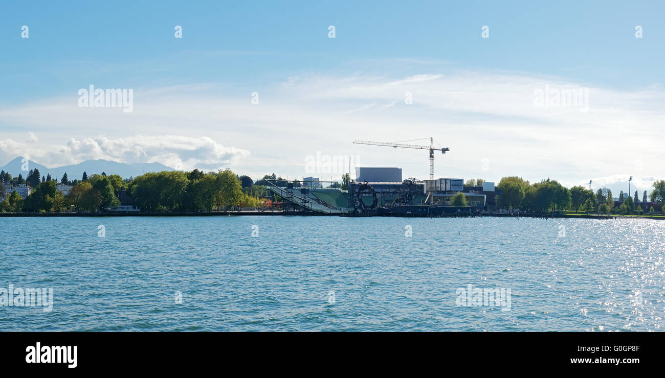 Stage of the Bregenzer Festspiele Stock Photo
