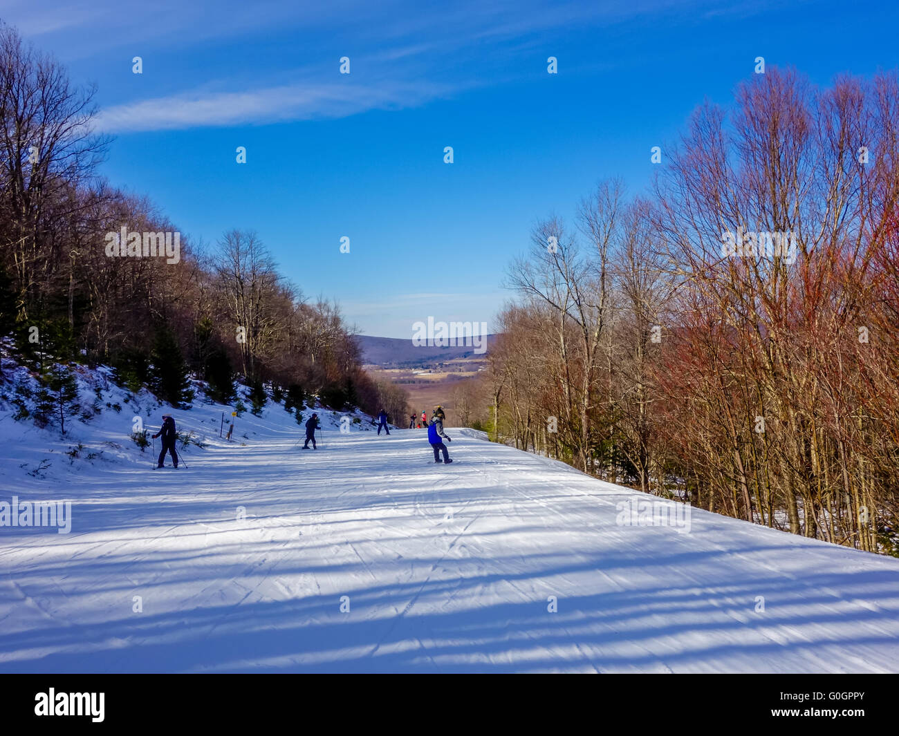 scenery around timberline ski resort west virginia Stock Photo Alamy