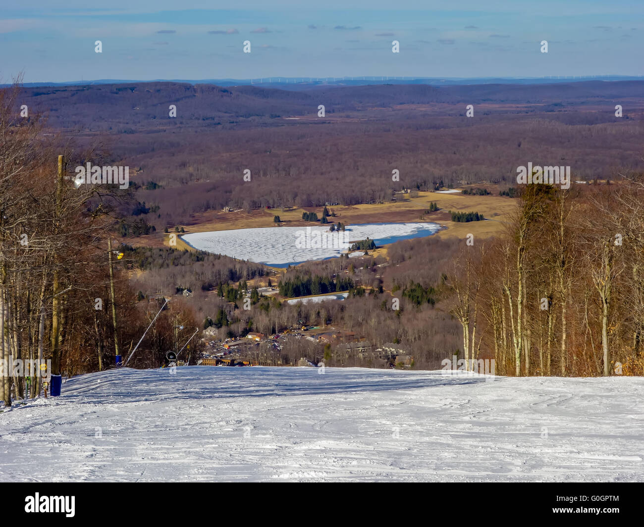 beautiful winter landscape at timberline west virginia Stock Photo Alamy