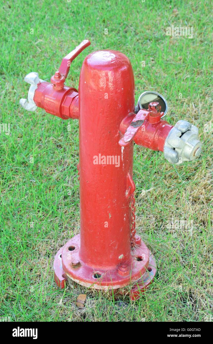 Red Fire Hydrant Stock Photo Alamy