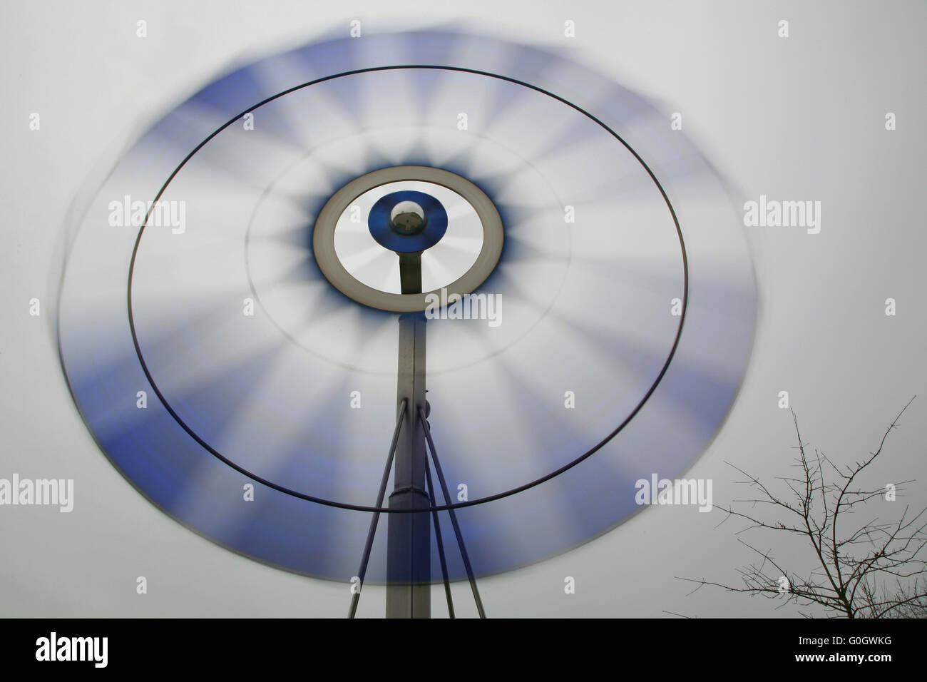 Rotating wind chime Stock Photo